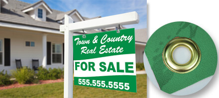 grommets for hanging signs
